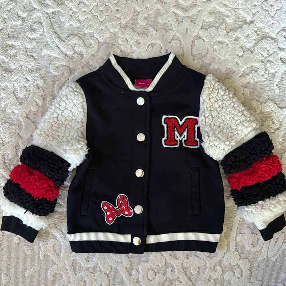 2t Minnie Mouse varsity jacket